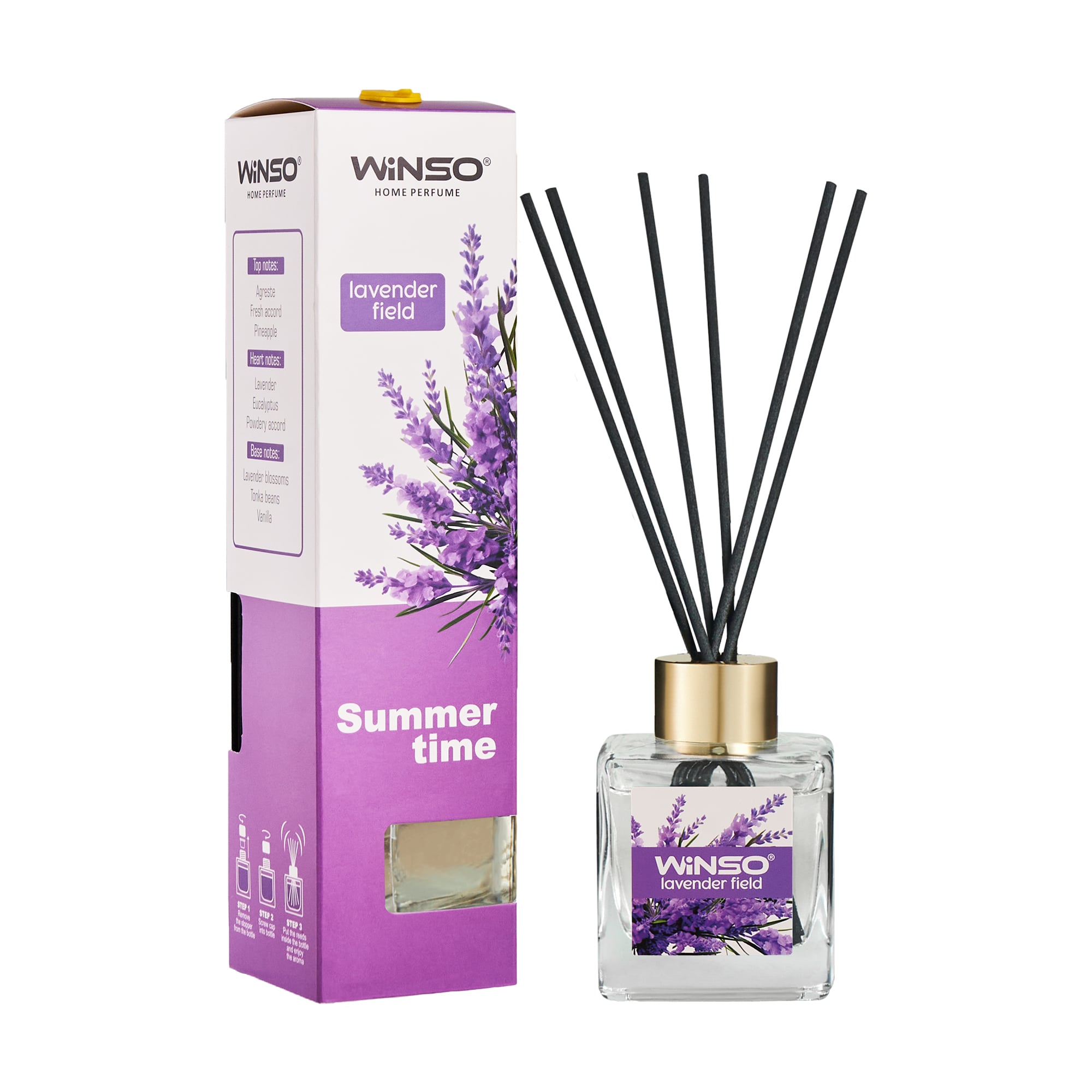 Аромадифузор Winso Summer Time Lavender Field, 50 мл